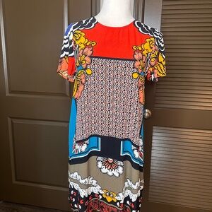 EXPRESS | Vibrant Multicolor Shift Dress